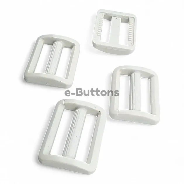 2 cm - 0,79" Plastic Strap Adjustment Buckle Lightly Curved H002909