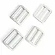 2 cm - 0,79" Plastic Strap Adjustment Buckle Lightly Curved H002909