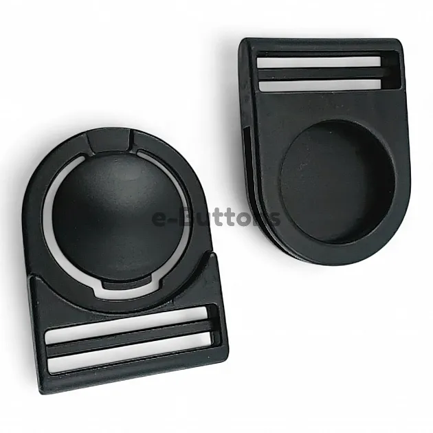 3 cm Top Button Plastic Bandolier Buckle H007012