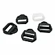 1.5 cm  -0,60" Bag Strap Adjustment Buckle Plastic Ladder Buckle H008013