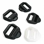 1.5 cm  - 0,60" Bag Strap Adjustment Buckle Plastic Ladder Buckle H008013