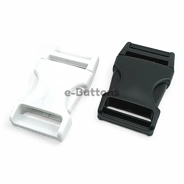 2 cm Snap-On Plastic Buckle Plastic Bandolier Buckle H009074