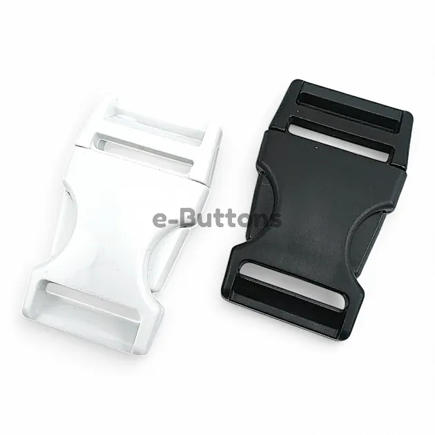 2 cm Snap-On Plastic Buckle Plastic Bandolier Buckle H009074