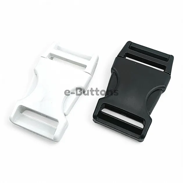2 cm Snap-On Plastic Buckle Plastic Bandolier Buckle H009074