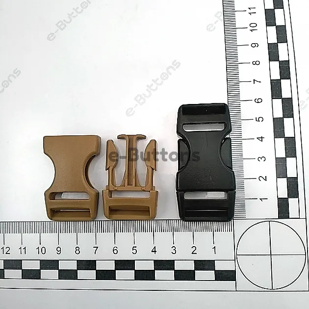 2 cm - 0,79" Bandolier Buckle Snap Plastic Buckle Special Custom Production H009074SPC