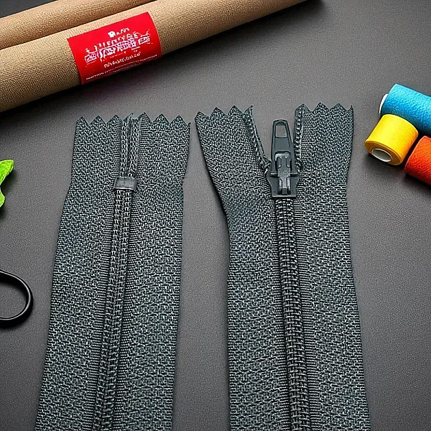 7" Pants and Skirt Zippers 18 cm Type 5 Nylon Close End  ZPHSN0018T5