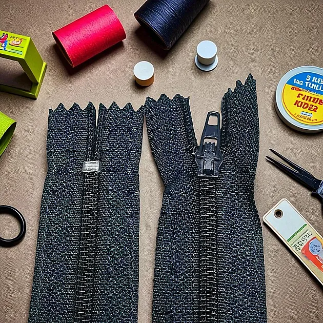 7" Pants and Skirt Zippers 18 cm Type 5 Nylon Close End  ZPHSN0018T5