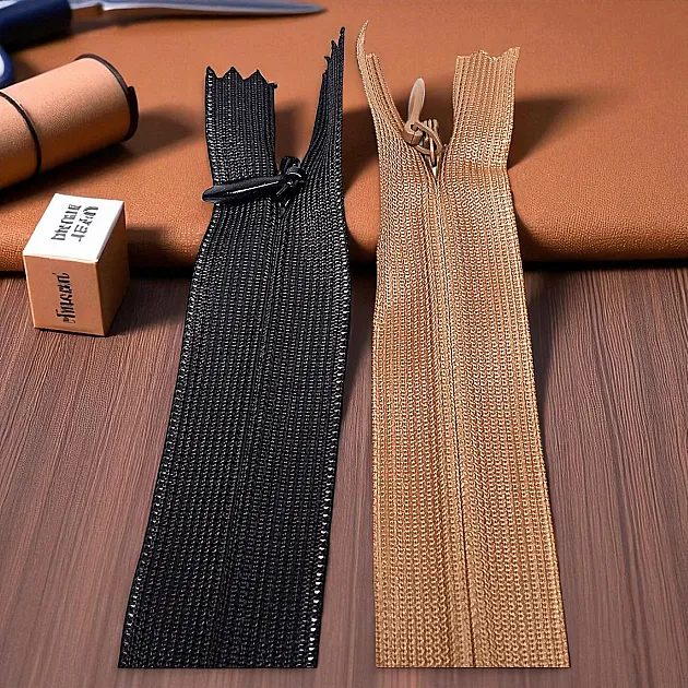50 cm Kapalı Uçlu (Dipli) Gizli Tül Fermuar ZPHSN0050TUL