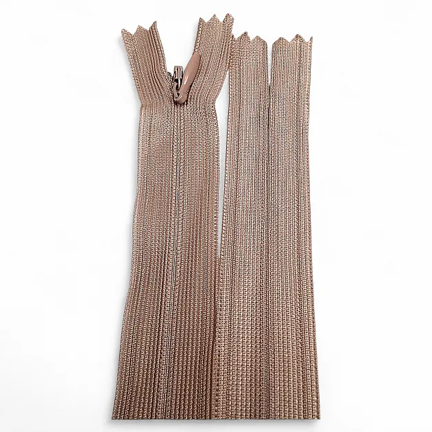 60 cm Closed End (Bottom) Hidden Tulle Zipper  ZPHSN0060TUL