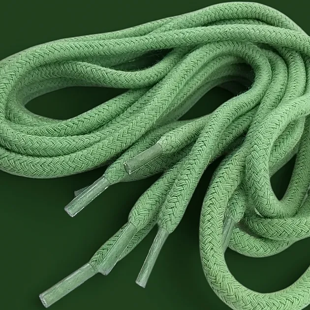 125 cm Yuvarlak Kordon Pamuk Fıstık Yeşili Promosyonlu Satış PROMOYKRD00PFGreen