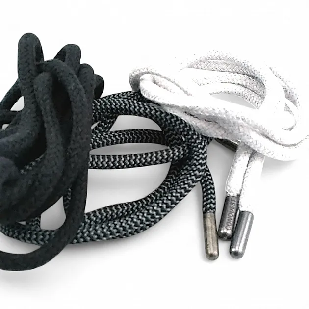 130 cm - 1,42 yd Braided Cord Cotton Black Tres Cord 100 Pcs YKRD00PBlack