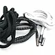 130 cm - 1,42 yd Braided Cord Cotton Dark Grey Tres Cord 100 Pcs YKRD00PDGrey