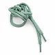 130 cm - 1,42 yd Braided Cord Cotton Mind Green Tres Cord 100 Pcs YKRD00PMGreen