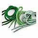 130 cm - 1,42 yd Braided Cord Cotton Mind Green Tres Cord 100 Pcs YKRD00PMGreen