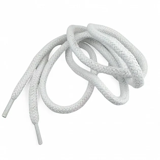 130 cm - 1,42 yd Braided Cord Cotton Optic White Tres Cord 100 Pcs YKRD00PAbej