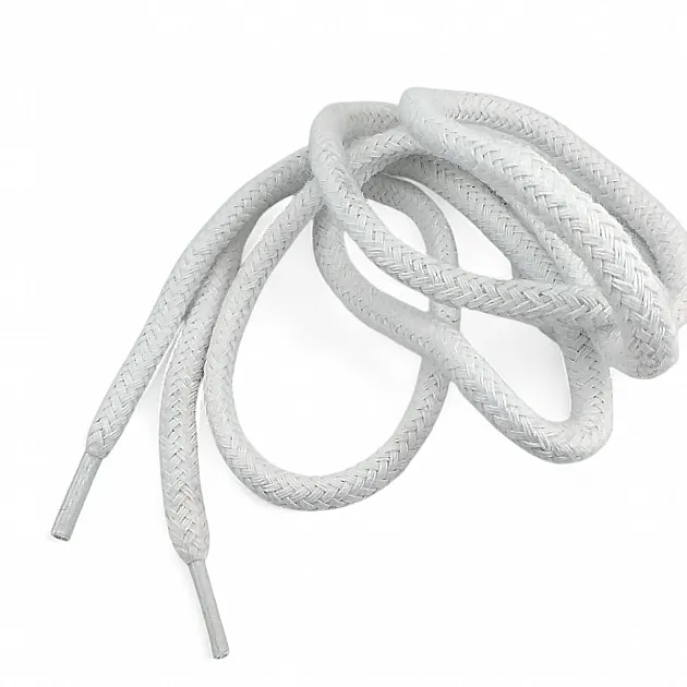 130 cm - 1,42 yd Braided Cord Cotton Optic White Tres Cord 100 Pcs YKRD00PAbej