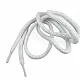 130 cm - 1,42 yd Braided Cord Cotton Optic White Tres Cord 100 Pcs YKRD00PAbej