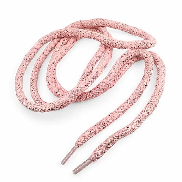 Pink Braided Cord Cotton Round Cord 100 Pcs YKRD00PPINK