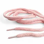 Pink Braided Cord 130 cm - 1,42 yd Cotton Round Cord 100 Pcs YKRD00PPINK