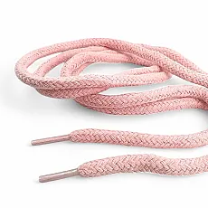 Pink Braided Cord 130 cm - 1,42 yd Cotton Round Cord 100 Pcs YKRD00PPINK