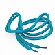 130 cm - 1,42 yd Braided Cord Cotton Turquoise Tres Cord 100 Pcs YKRD00PTrq