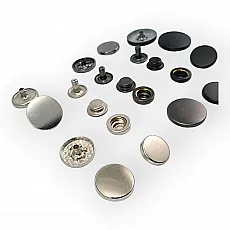 Coat Snap Fasteners Zamak Snap Deluxe Series 501 Italian Style DLX00501Z