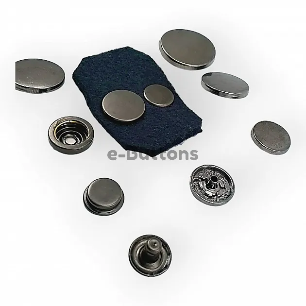 Coat Snap Fasteners Deluxe Series 503 Italian Style Zamak Snap DLX00503Z