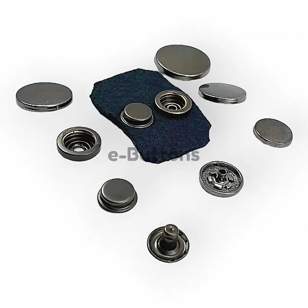 Coat Snap Fasteners Deluxe Series 503 Italian Style Zamak Snap DLX00503Z
