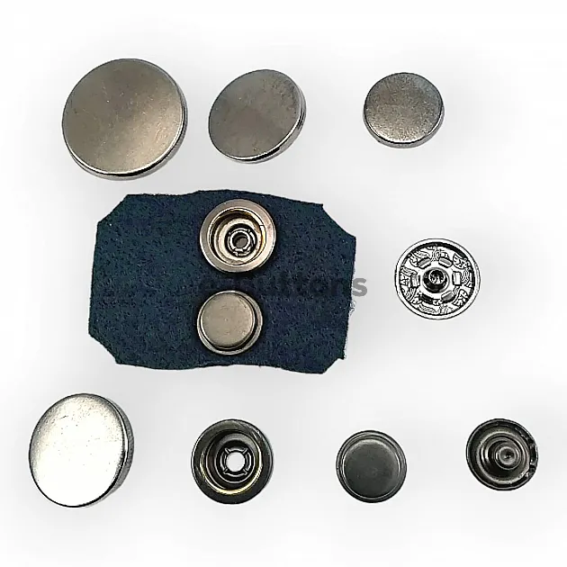 Coat Snap Fasteners Deluxe Series 503 Italian Style Zamak Snap DLX00503Z