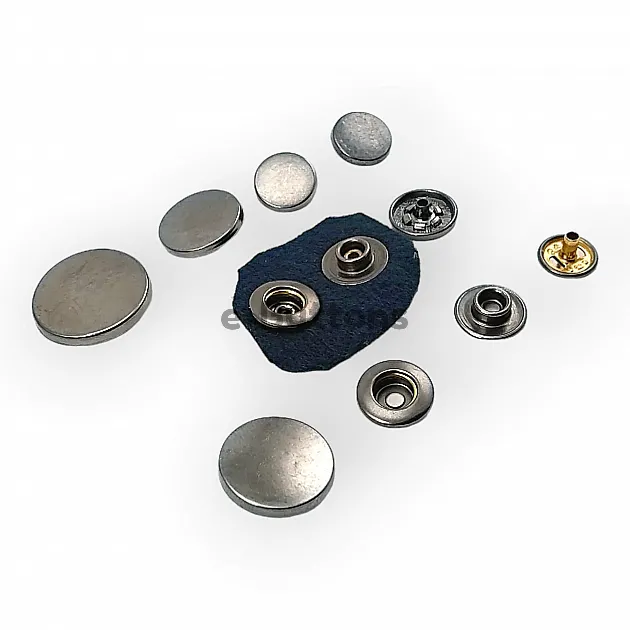 Coat Snap Fasteners Italian Style Zamak Snap Button Deluxe Series DLX00884Z