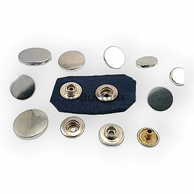 Coat Snap Fasteners Italian Style Zamak Snap Button Deluxe Series DLX00884Z