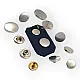 Coat Snap Fasteners Italian Style Zamak Snap Button Deluxe Series DLX00884Z