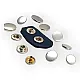 Coat Snap Fasteners Italian Style Zamak Snap Button Deluxe Series DLX00884Z