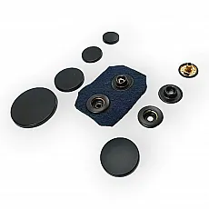Coat Snap Fasteners Italian Style Zamak Snap Button Deluxe Series DLX00884Z