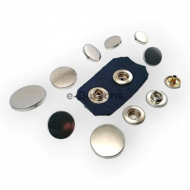 Coat Snap Fasteners Italian Style Zamak Snap Button Deluxe Series DLX00884Z