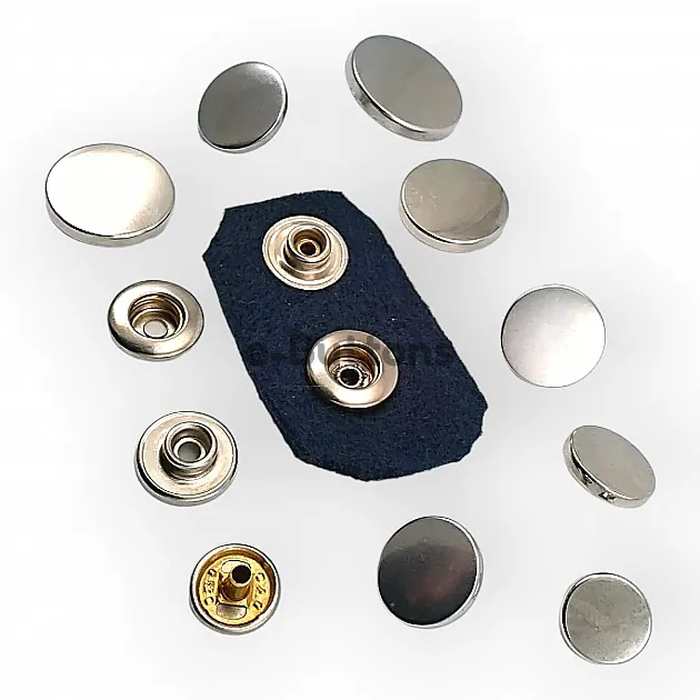 Coat Snap Fasteners Italian Style Zamak Snap Button Deluxe Series DLX00884Z