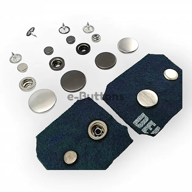 Stainless Italian Style Coat Snap Button Deluxe Series 501C DLXC00501P