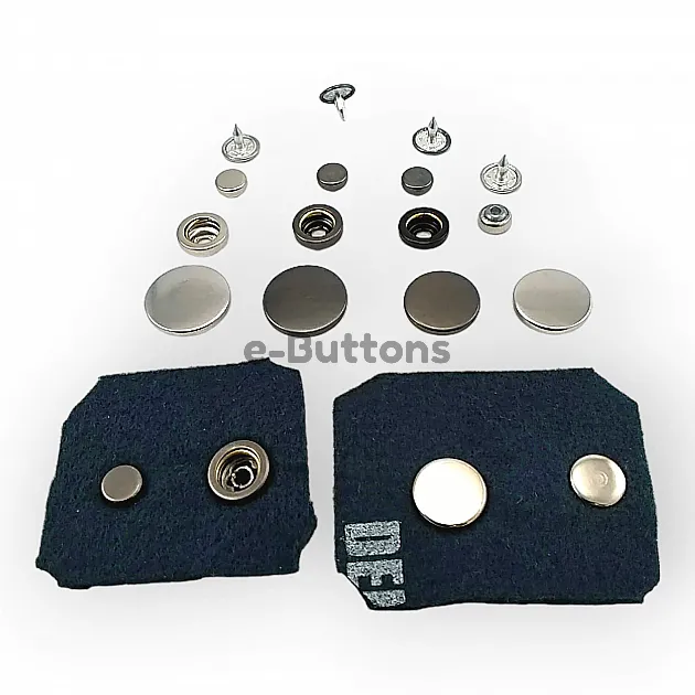 Stainless Italian Style Coat Snap Button Deluxe Series 501C DLXC00501P