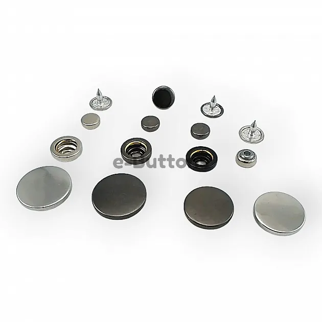 Stainless Italian Style Coat Snap Button Deluxe Series 501C DLXC00501P