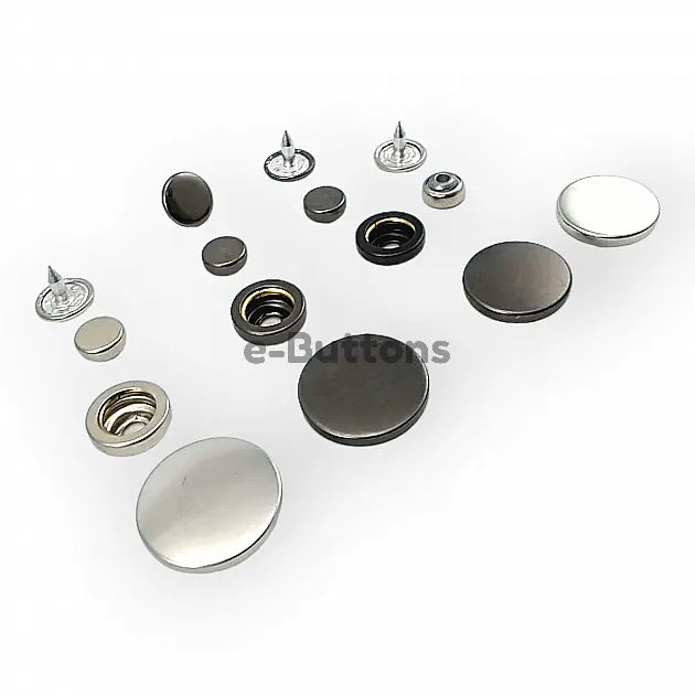 Stainless Italian Style Coat Snap Button Deluxe Series 501C DLXC00501P