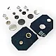 Stainless Italian Style Coat Snap Button Deluxe Series 501C DLXC00501P