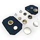 Coat Snap Fasteners Stainless Deluxe Series 503C Italian Style DLXC00503P