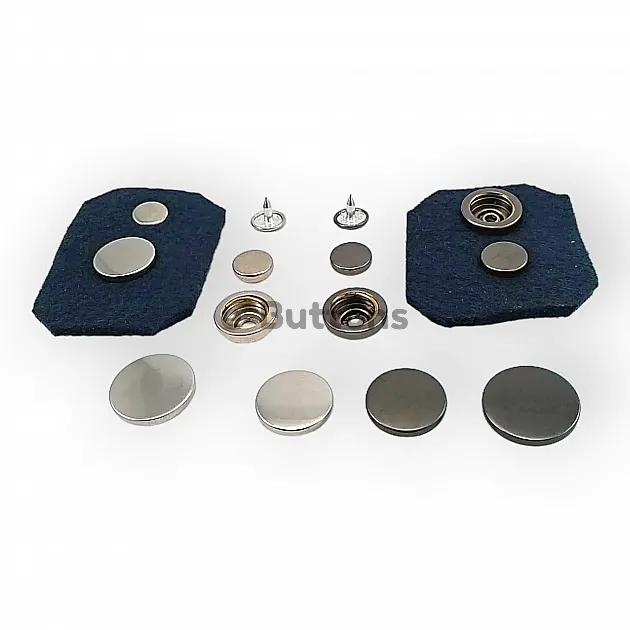 Coat Snap Fasteners Stainless Deluxe Series 503C Italian Style DLXC00503P