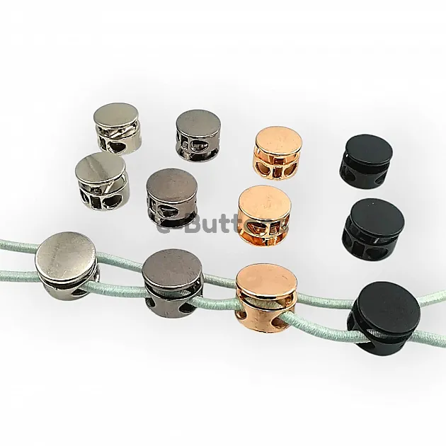 Mine Stopper Two Holes 4.5 mm Hole Diameter Metal Stopper - Top Push KSN001310