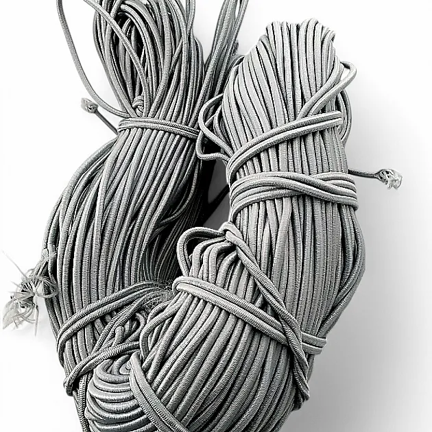 Braided Elastic Grey 100mt Bundle LYV000GREY