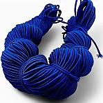 Elastic Cord Blue Braided Tire 100 mt Roll LYV000LACI