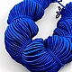 Elastic Cord Blue Braided Tire 100 mt Roll LYV000LACI