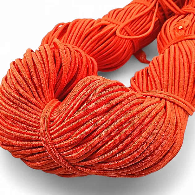 Braided Elastic Orange 100mt Bundle LYV000ORANGE