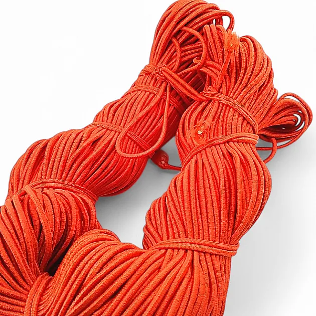 Braided Elastic Orange 100mt Bundle LYV000ORANGE
