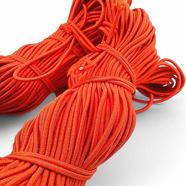 Braided Elastic Orange 100mt Bundle LYV000ORANGE
